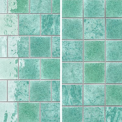 Menorca Aqua 4" x 4"   Ceramic Wall Tile - 60 Tiles Per Case - 6.6 Square Feet