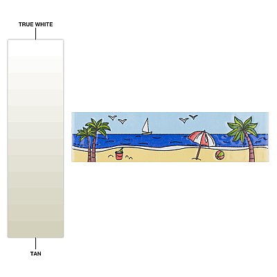 Captain Beachy 2" x 7-7/8" Ceramic Wall Trim Tile - Sold by the individual piece