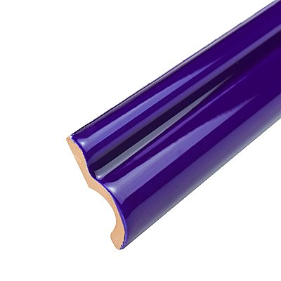 Sevillano Chair Rail Azul Cobalto 2" x 7-7/8" Ceramic Wall Trim Tile - Sold by the individual piece