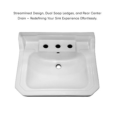 Victoriahaus Bathroom 24" Console  Sink - Metal Console - Multiple Finishes