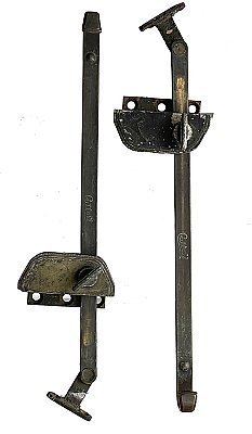 Pair of Antique Cast Bronze Casement Window Adjusters by Crittall Mfg. Co. - Circa 1930