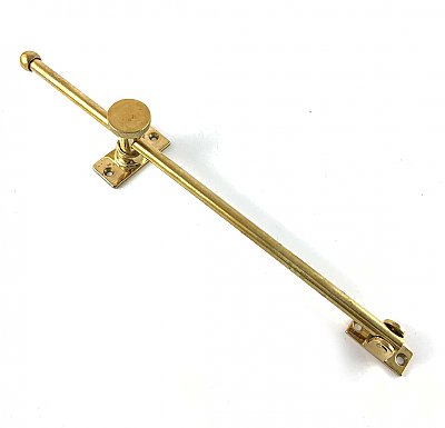Polished Brass Casement Window Adjuster 12" - SECONDS