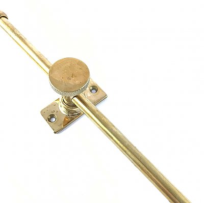 Polished Brass Casement Window Adjuster 12" - SECONDS