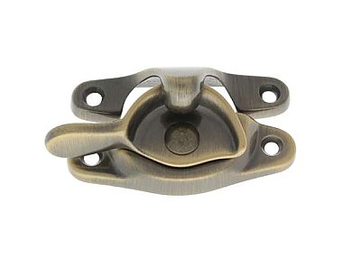 Brass Crescent Window Sash Lock, Large - Multiple Finishes Available
