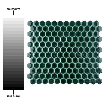 Metro Ion 1" Hex Emerald 10-1/4" x 11-7/8" Porcelain Mosaic Floor & Wall Tile - 10 Tiles Per Case - 8.6 Sq. Ft.