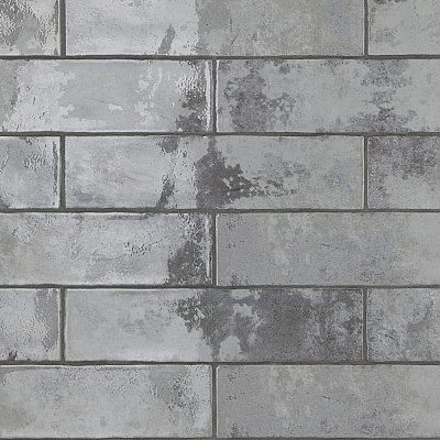 Biarritz Grey 3" x 12" Ceramic Wall Subway Tile - Sold Per Case of 22 - 5.72 Sq. Ft.