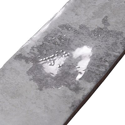 Biarritz Grey 3" x 12" Ceramic Wall Subway Tile - Sold Per Case of 22 - 5.72 Sq. Ft.