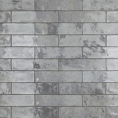 Biarritz Grey 3" x 12" Ceramic Wall Subway Tile - Sold Per Case of 22 - 5.72 Sq. Ft.