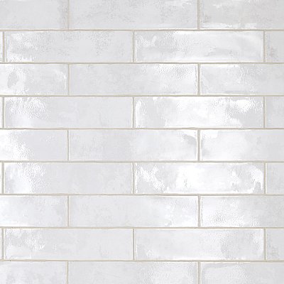 Biarritz White 3" x 12" Ceramic Wall Subway Tile - Sold Per Case of 22 - 5.72 Sq. Ft.