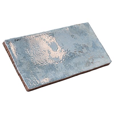 Biarritz Blue 3"x6" Ceramic Wall Subway Tile - Sold Per Case of 44 - 5.72 Square Feet
