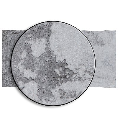 Biarritz Grey 3"x6" Ceramic Wall Subway Tile - Sold Per Case of 44 - 6.04 Square Feet