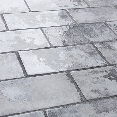 Biarritz Grey 3"x6" Ceramic Wall Subway Tile - Sold Per Case of 44 - 6.04 Square Feet
