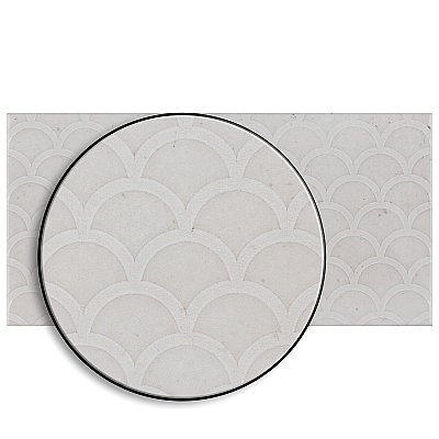Camden Decor Antique Bianco 4" x 8" Ceramic Subway Wall Tile - Sold Per Case of 50 - 11.90 Square Feet