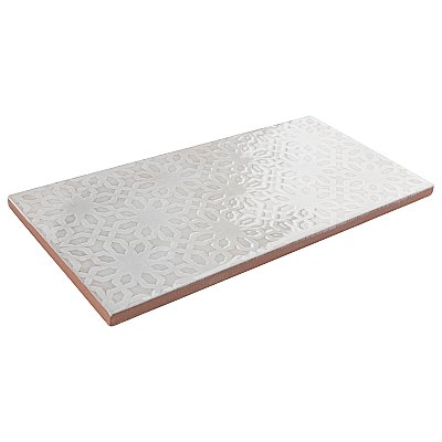 Camden Decor Antique Bianco 4" x 8" Ceramic Subway Wall Tile - Sold Per Case of 50 - 11.90 Square Feet