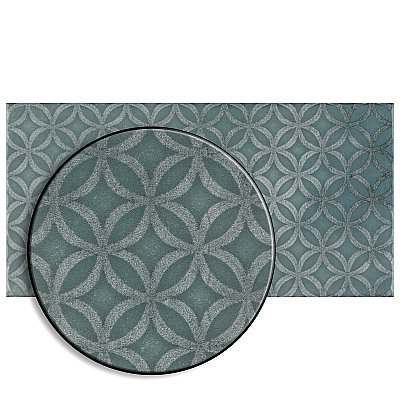 Camden Decor Emerald Green 4" x 8" Ceramic Subway Wall Tile - Sold Per Case of 50 - 11.90 Square Feet