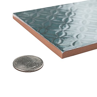 Camden Decor Emerald Green 4" x 8" Ceramic Subway Wall Tile - Sold Per Case of 50 - 11.90 Square Feet