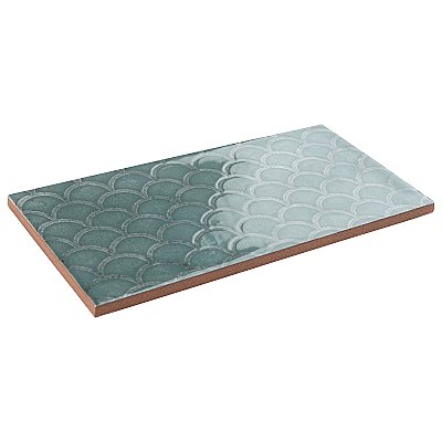 Camden Decor Emerald Green 4" x 8" Ceramic Subway Wall Tile - Sold Per Case of 50 - 11.90 Square Feet