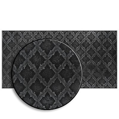 Camden Decor Nero Charcoal 4" x 8" Ceramic Subway Wall Tile - Sold Per Case of 50 - 11.90 Square Feet