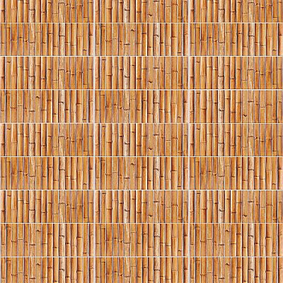 Bamboo Haven Clay Brown 5-7/8" x 11-7/8" Ceramic Wall Tile - 20 Tiles Per Case - 9.8 Sq. Ft.