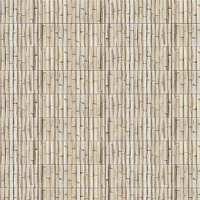 Bamboo Haven Sandy White 5-7/8" x 11-7/8" Ceramic Wall Tile - 20 Tiles Per Case - 9.8 Sq. Ft.