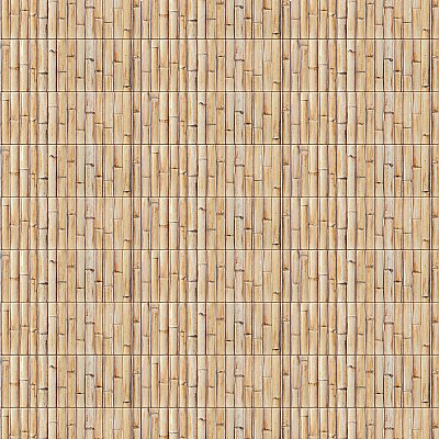 Bamboo Haven Tiki Cream 5-7/8" x 11-7/8" Ceramic Wall Tile - 20 Tiles Per Case - 9.8 Sq. Ft.