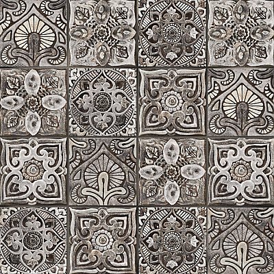 Mandala Decor Mix Mystikos 7-7/8" x 7-7/8" Ceramic Wall Tile - 25 Tiles Per Case - 11.0 Square Feet