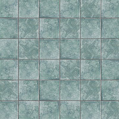 Mandala Sea Green 7-7/8" x 7-7/8"Ceramic Wall Tile - 25 Tiles Per Case - 11.0 Sq. Ft.