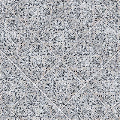 Milano Decor Daman Azul 7-7/8" x 7-7/8" Ceramic Wall Tile - 25 Tiles Per Case - 11.0 Sq. Ft.