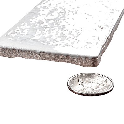 Arches Brick White 2-1/2" x 9-7/8" Ceramic Wall Tile - 32 Tiles Per Case - 5.76 Square Feet
