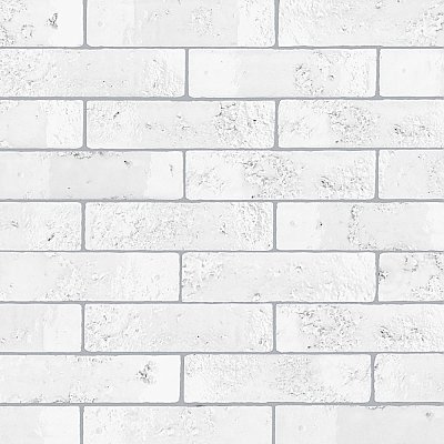 Arches Brick White 2-1/2" x 9-7/8" Ceramic Wall Tile - 32 Tiles Per Case - 5.76 Square Feet