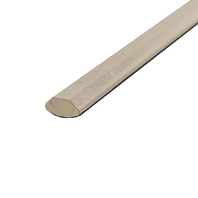 Chester Demi Bullnose Trim - .5" x 12" - Matte Nero - Per Piece