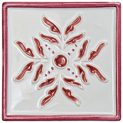Novecento Taco Evoli Burdeos 5-1/8" x 5-1/8" Ceramic Tile - Sold Per Tile