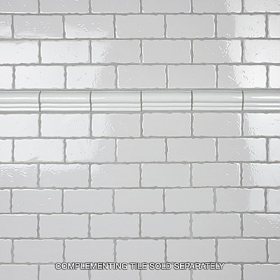 Novecento Subway Blanco Viejo 2-1/2" x 5-1/8" Ceramic Tile - Sold Per Case of 60 - 6.16 Square Feet