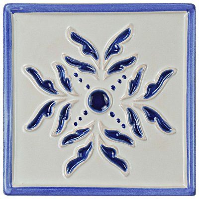 Novecento Taco Evoli Cobalto 5-1/8" x 5-1/8" Ceramic Tile - Sold Per Tile