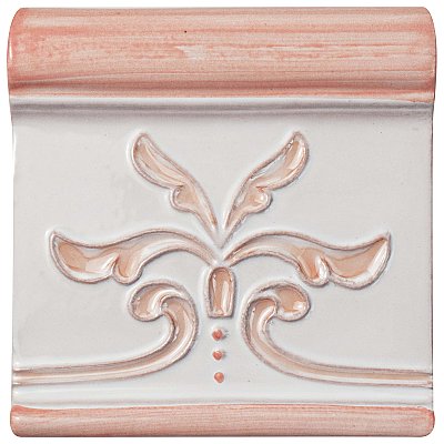 Novecento Friso Evoli Canela 5-1/8" x 5-1/8" Ceramic Trim or Liner Tile - Sold Per Tile