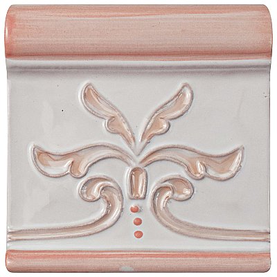 Novecento Friso Evoli Canela 5-1/8" x 5-1/8" Ceramic Trim or Liner Tile - Sold Per Tile