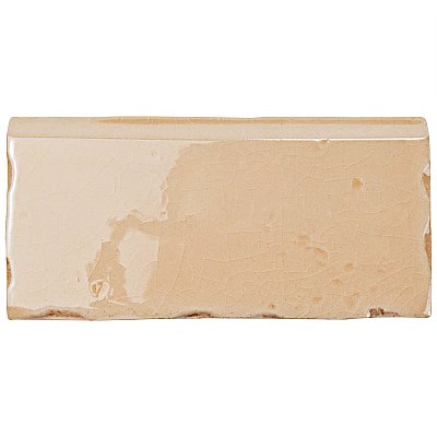 Novecento Zocalo Canela 2-1/2" x 5-1/8" Ceramic Trim or Liner Tile - Sold Per Tile