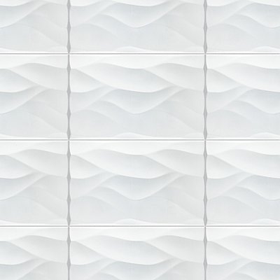 More Natur Matte White 9-7/8" x 15-3/4" Ceramic Wall Tile - 10.90 Sq. Ft. Per Case - 10 Tile Per Case
