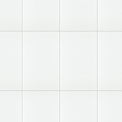 More Matte White 9-7/8" x 15-3/4" Ceramic Wall Tile - 10.90 Sq. Ft. Per Case - 10 Tile Per Case