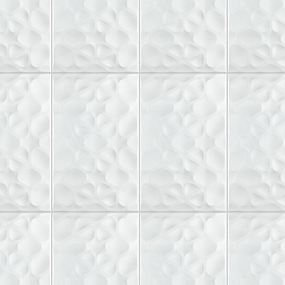 More Pure Matte White 9-7/8" x 15-3/4" Ceramic Wall Tile - 10.90 Sq. Ft. Per Case - 10 Tile Per Case