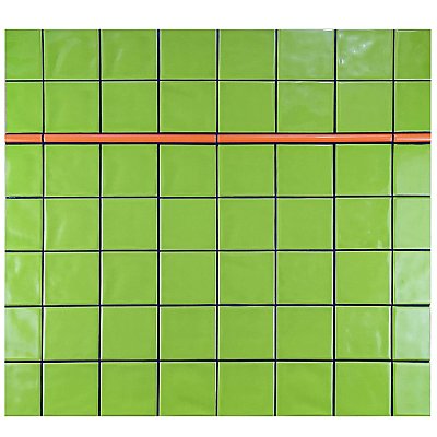 Twist Orange Sunset 1/2" x 11-3/4" Cana Cigarro Ceramic Wall Trim Tile - Sold by the individual piece