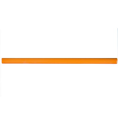 Twist Orange Sunset 1/2" x 11-3/4" Cana Cigarro Ceramic Wall Trim Tile - Sold by the individual piece
