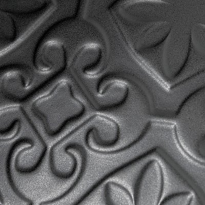 Triplex Valverde Black 7-3/4" x 7-3/4" Ceramic W Tile - 25 Tiles Per Case - 10.5 Sq. Ft.