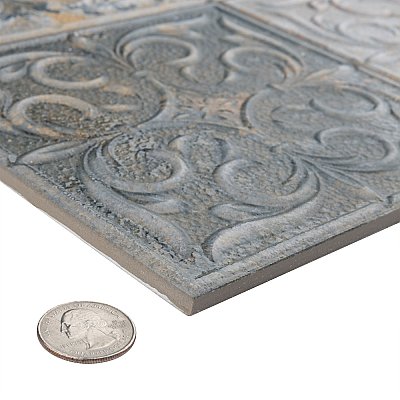 Antigua Lis Mix 13" x 13" Porcelain Wall Tile - Sold Per Case of 9 - 10.62 Sq. Ft.