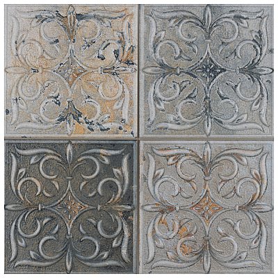 Antigua Lis Mix 13" x 13" Porcelain Wall Tile - Sold Per Case of 9 - 10.62 Sq. Ft.