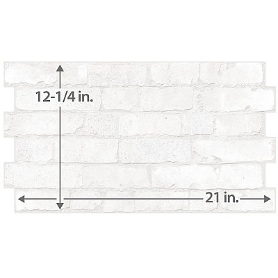 Manhattan Blanco 12-1/4" x 21" Porcelain Wall Tile - 7 Tiles Per Case - 12.6 Sq. Ft.