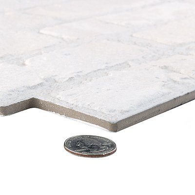 Manhattan Blanco 12-1/4" x 21" Porcelain Wall Tile - 7 Tiles Per Case - 12.6 Sq. Ft.
