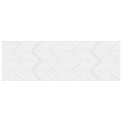 Lumiere Lelue Blanco 11-3/4" x 35-3/8" Ceramic Wall Tile - 4 Tiles Per Case - 11.64 Square Feet