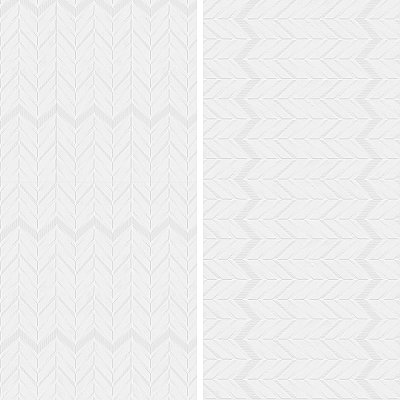 Lumiere Lelue Blanco 11-3/4" x 35-3/8" Ceramic Wall Tile - 4 Tiles Per Case - 11.64 Square Feet