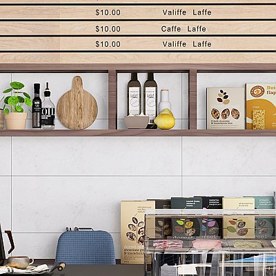 Lumiere Toile Blanco 11-3/4" x 35-3/8" Ceramic Wall Tile - 4 Tiles Per Case - 11.64 Square Feet